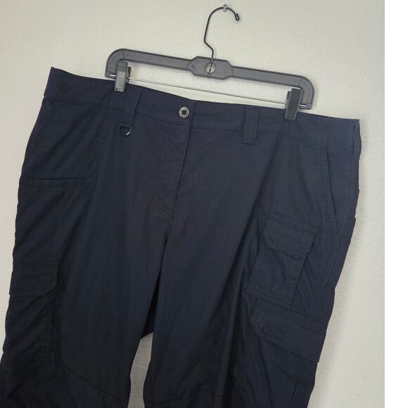 5.11 Tactical Taclite Pro Pants Mens Size 20 Dark Navy Ripstop Cargo Performance - Picture 3 of 10